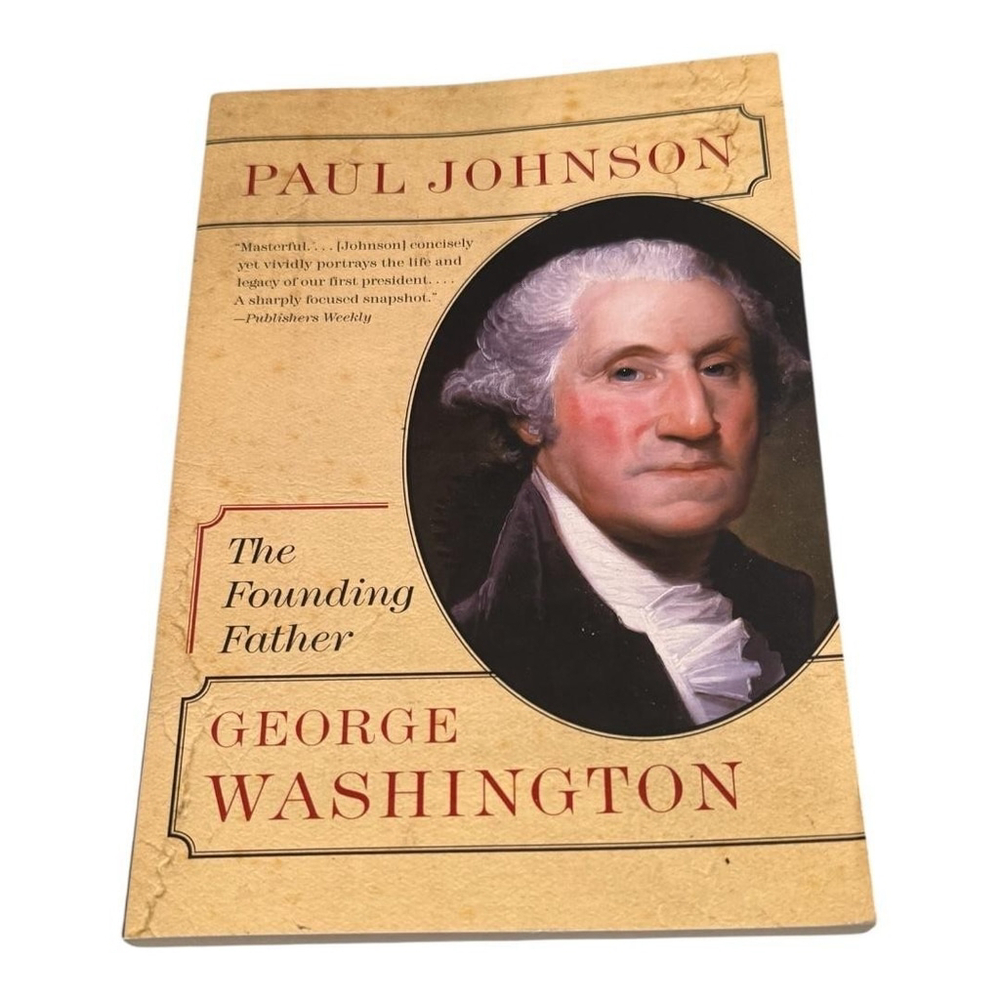George Washington The Founding Father Paul Johnson Biography Book Softcover